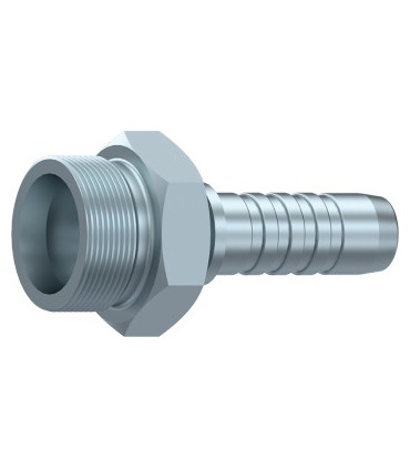 MACHO FIJO METRICO S.BW CONO 24° M42X2 DN 1"