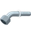 HEMBRA GIRATORIA  45° S.BW ORFS ASIENTO PLANO 1"3/16 12H UNF