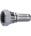 HEMBRA GIRATORIA  RECTA ASIENTO PLANO INOX 1"1/2 BSP DN 1"1/2