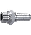 MACHO CIL. ASIENTO PLANO INOX 1" 1/4 BSP DN 1"