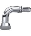 HEMBRA GIRATORIA  90° ASIENTO PLANO INOX 3/8" BSP DN 5/16"