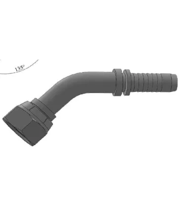 HEMBRA GIRATORIA  45° ASIENTO PLANO INOX 1/4" BSP DN 1/4"