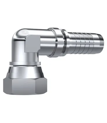 HEMBRA GIRATORIA  90° COMPACTA CONO 60° INOX 1/4" BSP DN 1/4"