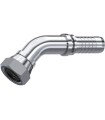 HEMBRA GIRATORIA  45° CONO 60° C/J TÓRICA INOX 2" BSP DN 2"