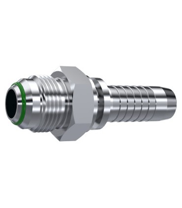 MACHO ROSCA JIC CONO 37° +JUNTA INOX 1"7/8 12H UN DN 1"1/2