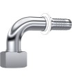 HEMBRA GIRATORIA MÉTRICA 90° C/JUNTA TÓRICA INOX Ø 12 L M18X1.5 DN 5/16"