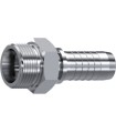 MACHO MÉTRICO CONO 24° INOX Ø 10 L M16X1.5 DN 3/8"
