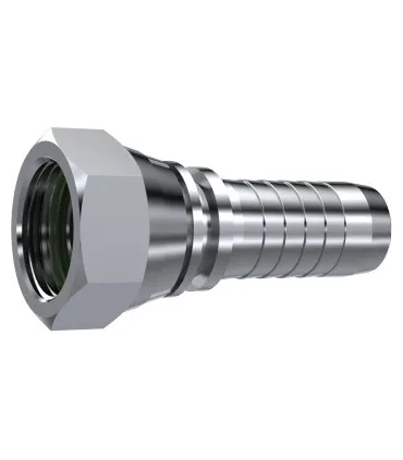 HEMBRA GIRATORIA RECTA CONO 60° INOX 1/2" 14H NPSM DN 1/2"