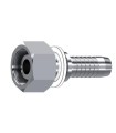 HEMBRA GIRATORIA RECTA MÉTRICA CONO 24°/60° INOX Ø 8 L M14X1.5 DN 1/4"