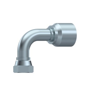 HEMBRA GIRATORIA 90° BSP UNA PIEZA ASIENTO PLANO (SERIE 43)