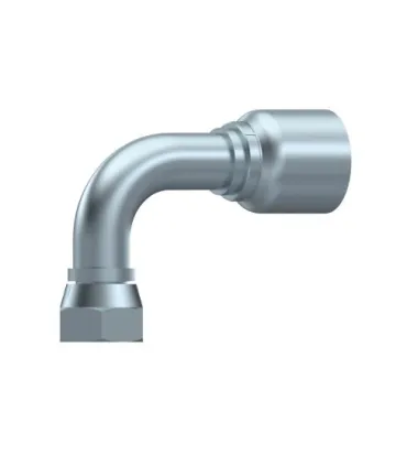 HEMBRA GIRATORIA 90° BSP UNA PIEZA CONO 60º CON JUNTA (SERIE 43)