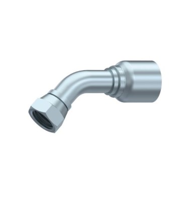 HEMBRA GIRATORIA 45° BSP UNA PIEZA CON JUNTA (SERIE 43)