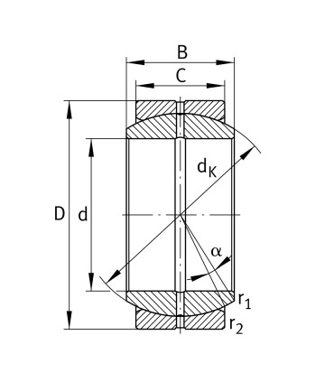 ROTULA RADIAL GE-25-DO 25x42x20