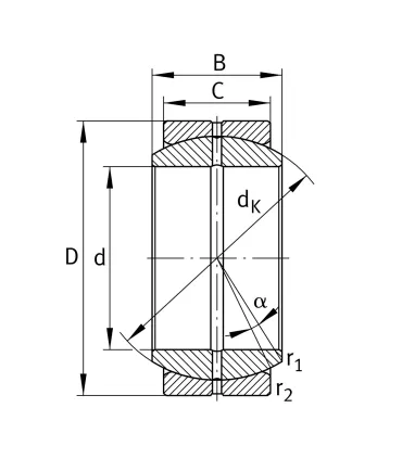Rotula radial GE-30-DO-2RS 30x47x22 | Ferresum