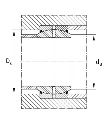 Rotula radial GE-30-DO-2RS 30x47x22 | Ferresum
