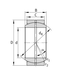 ROTULA RADIAL GE-60-DO 60x90x44