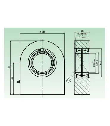 ROTULA SOLDAR EJE Ø 30 MM TPN 330 ISB