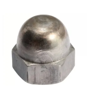 TUERCA CIEGA LATON NIQUELADAS. M-10