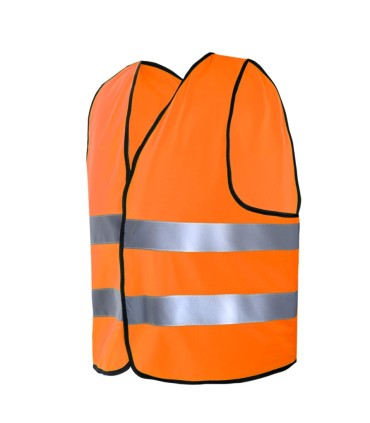 CHALECO REFLECTANTE NARANJA T-L