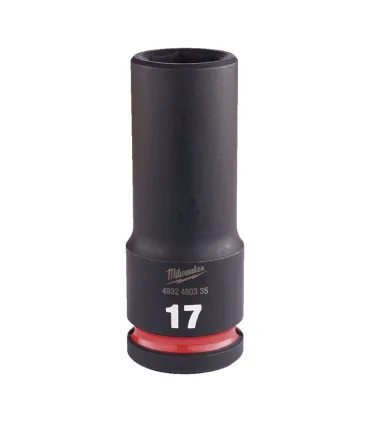 MALETA PACKOUT MILWAUKEE CON 15 VASOS IMPACTO 1/2" LARGOS