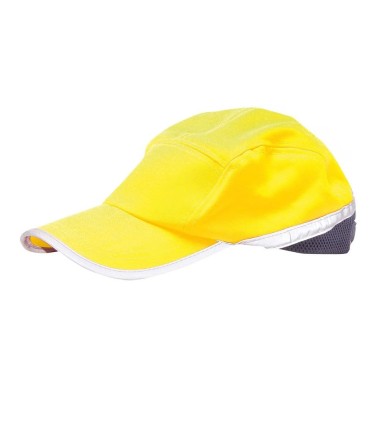 GORRA ALTA VISIBILIDAD AMARILLO - AZUL MARINO