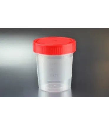 BOTE PLASTICO 125 ML TAPA ROSCA OBTURADOR PARA MUESTRAS