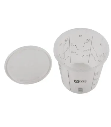 SET 25 VASOS GRADUADO 1,3L C/TAPA PARA MEZCLAS, MUESTRAS