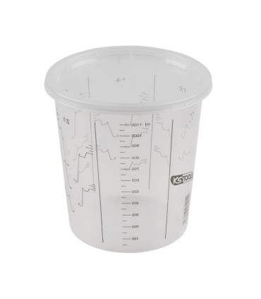 SET 25 VASOS GRADUADO 1,3L C/TAPA PARA MEZCLAS, MUESTRAS