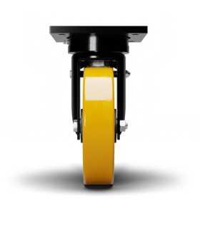 RUEDA FE+PU SOPORTE CON FRENO 200X50 1100kg GRAN CARGA