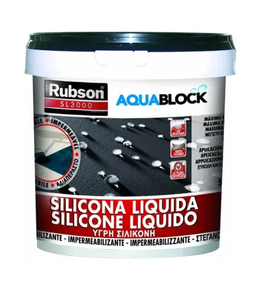 BOTE 1KG SILICONA LIQUIDA SL3000 NEGRO