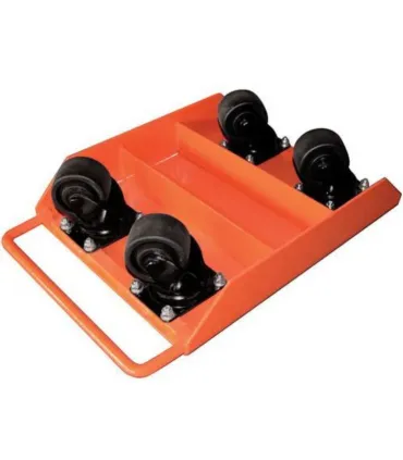 TANQUETA 1.000kg 4 RUEDAS GIRATORIAS LOCAS Ø75x46mm