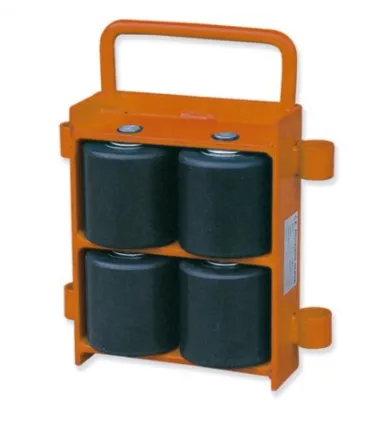 TANQUETA 3.000kg 4 RUEDAS FIJAS Ø85x90mm, BASE 270x230x115