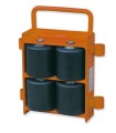 TANQUETA 3.000kg 4 RUEDAS FIJAS Ø85x90mm, BASE 270x230x115