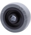 RUEDA GOMA GRIS Ø 40x16 EJE 6,50