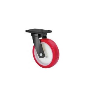 RUEDA GIR. HLB-PO Ø 125x42 NYL-POL CARGA 300KG