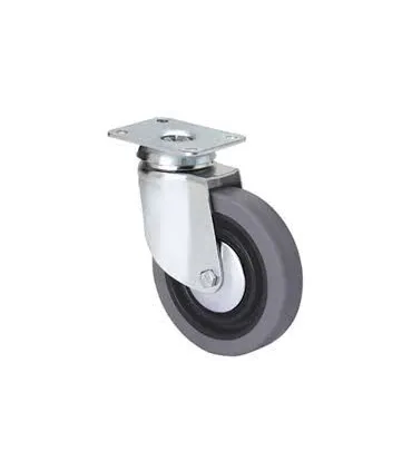 RUEDA GIRAT.10BH60CP-PGA GOMA N.GRIS ALEX 1-0163
