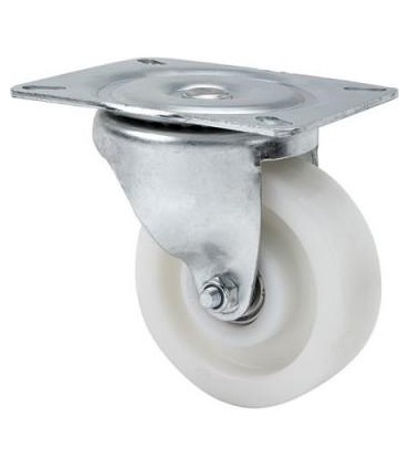 RUEDA NYLON GIRATORIA Ø60 125KG ALEX 4-0097
