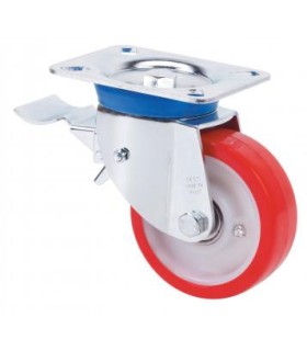 RUEDA ALEX TV NUCLEO NYLON BANDA POLIUR Ø150 450 KG