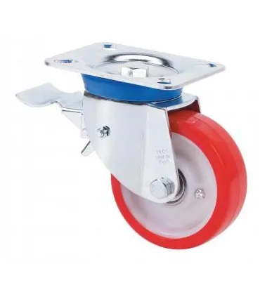 RUEDA ALEX TV NUCLEO NYLON BANDA POLIUR Ø150 450 KG