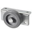 RUEDA EXPOSITOR SOPORTE LATERAL Ø50x13 GOMA 60KG