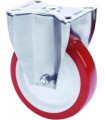 RUEDA POL/NYL SOP. INOX FIJA ALEX 2-3099 H 126mm