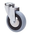RUEDA GIRATORIA S/FRENO GOMA GRIS 80X32X12 2-1425