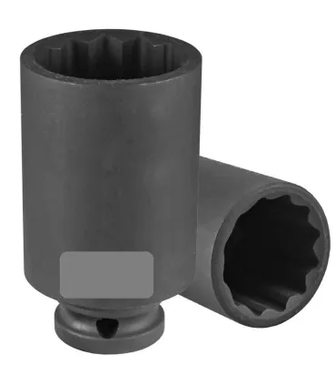 LLAVE DE VASO DE IMPACTO BIHEXAGONAL 1/2" LARGA 32mm