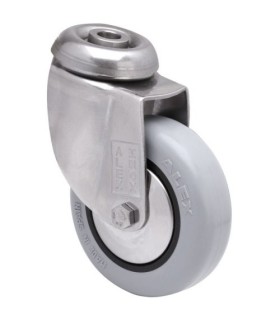 RUEDA PGI INOX LOCA Ø80 G.GRIS 2-3045 60Kg