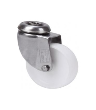 RUEDA PGI INOX LOCA Ø80 NYLON 2-3065 70Kg