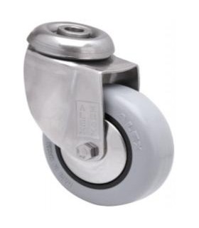 RUEDA PGI INOX LOCA Ø80 NYLON 2-3065 70Kg