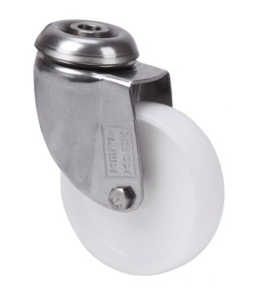 RUEDA PGI INOX LOCA Ø80 NYLON 2-3065 70Kg