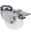 RUEDA PGI INOX LOCA+FRENO Ø80 NYLON 2-3067 70Kg