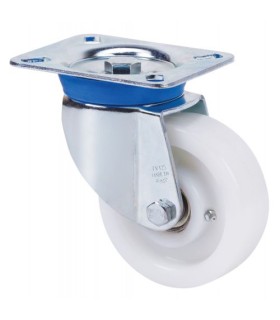 RUEDA GIRAT. NYLON BLANCO 125mm ALEX 2-1801 600kg