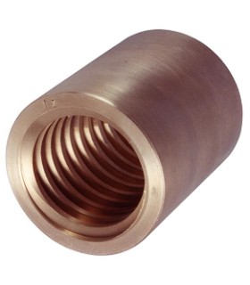 TUERCA BRONCE CIL.LISA LR-22X5 Ø40 H30mm IZQUIERDA